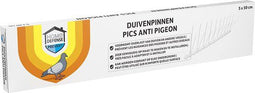 Home Defense - Duivenpinnen RVS 2,5 meter - Diervriendelijke vogelverjager