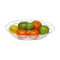 Fruitschaal Versa Wit Metaal Staal 23 X 7 X 31 CM