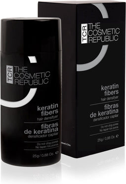 The Cosmetic Republic - Keratinevezels - Haarverdikker - Donkerbruin - 80 applicaties