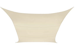 Perel Schaduwdoek - Waterafstotend - 3.6 x 3.6 m - 160 g/m² - Crème