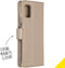 Accezz Hoesje Geschikt voor Samsung Galaxy A51 Hoesje Met Pasjeshouder - Accezz Wallet Softcase Bookcase - goud