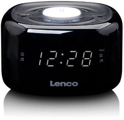 Lenco CR-12BK - Wekkerradio - FM radio 20 presets - Zwart