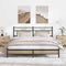vidaXL - Bedframe - zonder - matras - hout - sonoma - eikenkleurig - 160x200 - cm