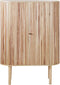 MANARA - Dressoir - Lichthout - 130 cm - Paulowniahout