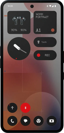 Nothing Phone (3a) Pro - Smartphone - Snapdragon 8s Gen 3 12 GB RAM 256 GB - Zwart