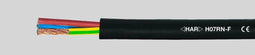 Helukabel 37045 - Rubberkabel H07RN-F 4 G 1.50 mm² - Vlambestendig Oliebestendig - Zwart (100 m)