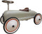 Little Dutch Retro Loopauto - Metalen loopauto - Rubberen wielen - Olijf groen