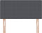 vidaXL - Hoofdbord - Eenvoudig - Donkergrijs - 90 - cm - Korduroy