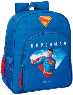 Safta Superman Rugzak - 38 x 32 x 12 cm - Polyester - Multicolor