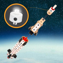 BRIO Builder Apollo Saturn V - Raket bouwset - 91 delen - 60 cm hoog