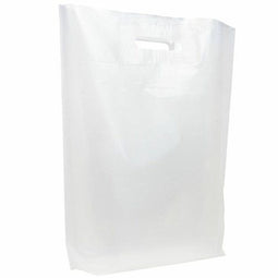 Klika - Draagtas DKT wit 37x44 2x4 cm 500 stuks - 3 stuks