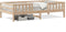 vidaXL - Bedframe - zonder - matras - massief - grenenhout - 90x190 - cm