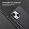 Accezz MagSafe Leather Backcover - iPhone 14 - Echt leer met verhoogde randen - Zwart