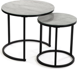 Set van 2 tafels Versa 50 x 49 x 50 cm