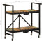 vidaXL - Keukentrolley - 87x36x81 - cm - massief - gerecycled - hout