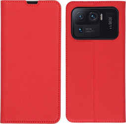 iMoshion Hoesje Geschikt voor Xiaomi Mi 11 Ultra Hoesje Met Pasjeshouder - iMoshion Slim Folio Bookcase - Rood
