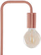 Metalen vloerlamp - E27 - 60 W - H. 150 cm - Koper