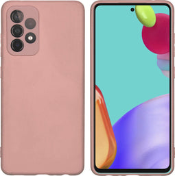 iMoshion Hoesje Geschikt voor Samsung Galaxy A52 (4G) / A52s / A52 (5G) Hoesje Siliconen - iMoshion Color Backcover - lichtroze