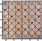 vidaXL - Terrastegels - 30 - st - 30x30 - cm - massief - acaciahout - greywash