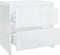 vidaXL - Nachtkastjes - 2 - st - 45x34,5x44,5 - cm - bewerkt - hout - bruin - eikenkleur