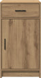 vidaXL - Dressoir - Artisan - Eiken - 40x41x75 - cm - Gelaagd - Hout