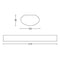 Philips LED Aqualine Plafondlamp - 50W - 5000 lm - 2700K Warm wit licht - WATERDICHT - 120CM