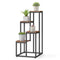 Plantenstandaard - 4 stuks - rustiek bruin - 34x34x71 cm