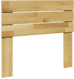 vidaXL - Hoofdbord - 75 - cm - massief - hout - eiken