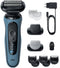 Braun Series 5 - Elektrisch Scheerapparaat - 50 min batterijduur + 2 opzetstukken - Azure