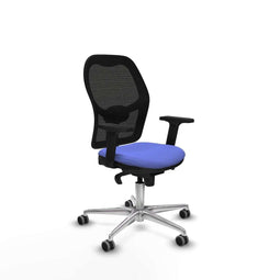 Piqueras y Crespo 2D086G0 - Gaming stoel - Hoogteverstelbaar met armleuning - Licht Blauw