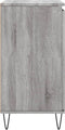vidaXL - Dressoir - 60x35x70 - cm - bewerkt - hout - grijs - sonoma - eikenkleurig