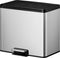 EKO Ecocasa III - Recycling Pedaalemmer - 20+9 Liter - Mat RVS