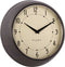 Plint - Wandklok Retro-Look - Bijna zwart