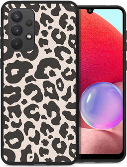 iMoshion Hoesje Geschikt voor Samsung Galaxy A33 Hoesje Siliconen - iMoshion Design hoesje - Zwart / Leopard