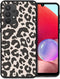 iMoshion Hoesje Geschikt voor Samsung Galaxy A33 Hoesje Siliconen - iMoshion Design hoesje - Zwart / Leopard