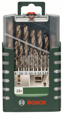 Bosch 2609255133 - HSS-Co metaalborenset - 19-delige set - 1 tot 10mm