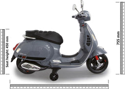 JAMARA Speelgoedscooter Vespa GTS 125 12 V Grijs