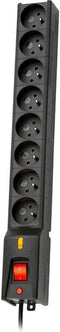 LESTAR LX 810 G-A 1.M power uitbreiding 1,5 m 230 AC-uitgang(en) Binnen Zwart