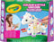 Crayola Colour & Style Unicorn - Versierbare Eenhoorn - Inclusief 5 Viltstiften