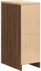 vidaXL - Garagekast - 30x51x85 - cm - massief - grenenhout - bruin - eikenkleurig