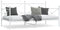 vidaXL - Slaapbank - zonder - matras - 100x200 - cm - staal - wit
