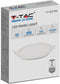 V-TAC VT-607RD-N Ronde LED Minipanelen - Premium Serie - IP20 - Wit - 6W - 490 Lumen - 6400K
