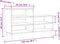 vidaXL - Schoenenkast - 102x36x60 - cm - bewerkt - hout - gerookt - eikenkleurig