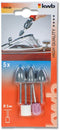 Kwb 510100 - Slijpsteenset Mini - 5-delig normaalkorund - Schacht 3 mm (5 stuks)