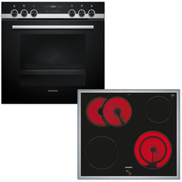Siemens EQ521KB11 - Inbouwoven- en kookplaatset - A+ energieklasse - Zwart/RVS