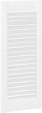 vidaXL - Kastdeuren - louvre - design - 2 - st - 69x29,5 - cm - wit