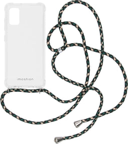 iMoshion Hoesje Geschikt voor Samsung Galaxy A41 Hoesje Met Koord - iMoshion Backcover met koord - Transparant