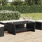 vidaXL - Salontafel - 100x50x40 - cm - poly - rattan - zwart