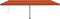 vidaXL - Luifel - handmatig - uittrekbaar - met - LED - 600x300 - cm - oranje - en - bruin