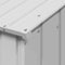 vidaXL - Hondenhok - met - dak - 114x202x101 - cm - gegalvaniseerd - staal